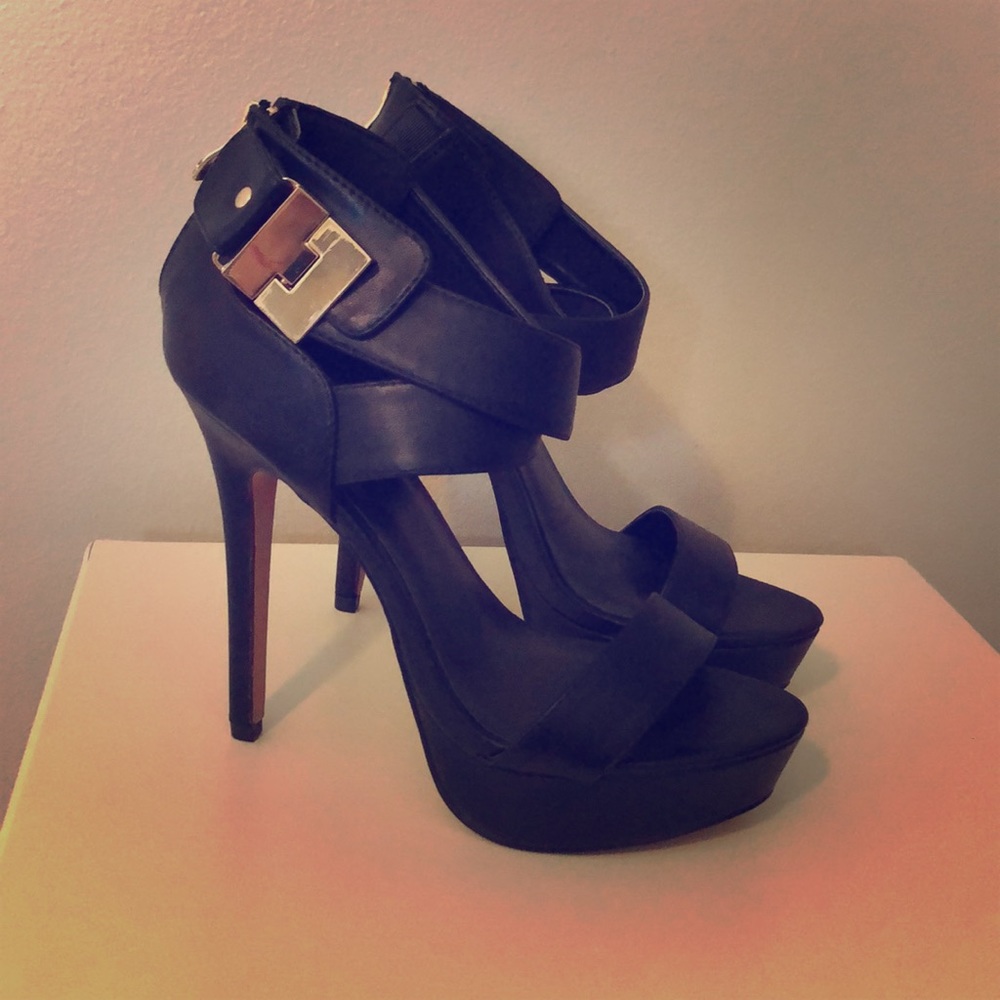Black ALDO high heels